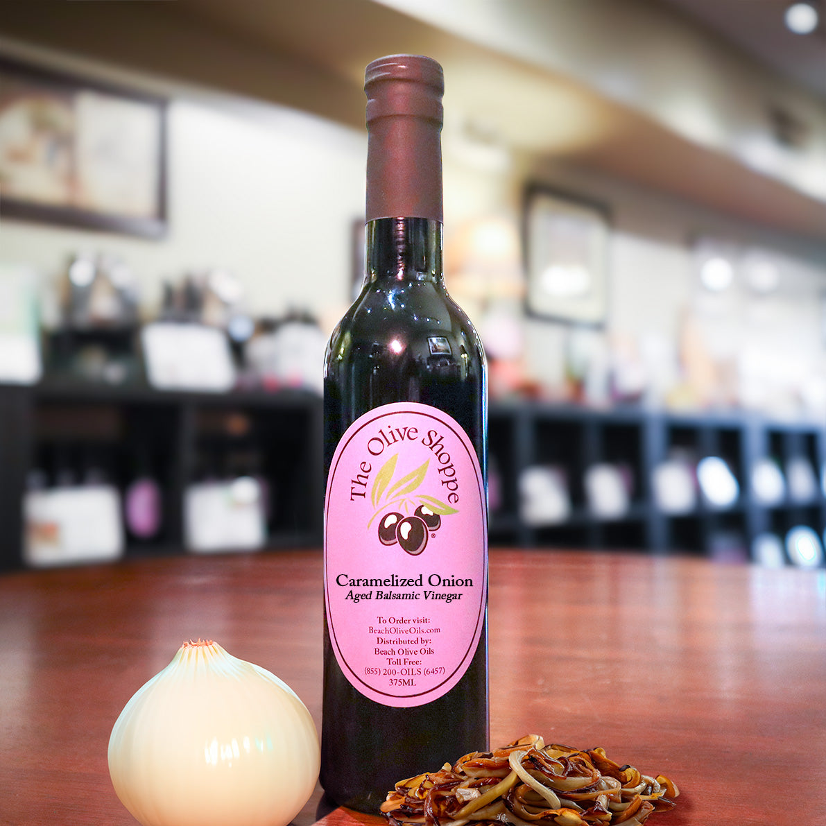 Caramelized Onion Aged Dark Balsamic Vinegar