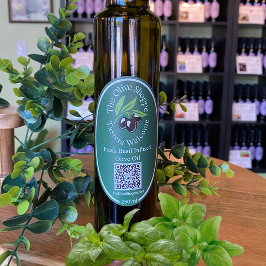 Fresh Basil Infused Olive Oil 250ML
