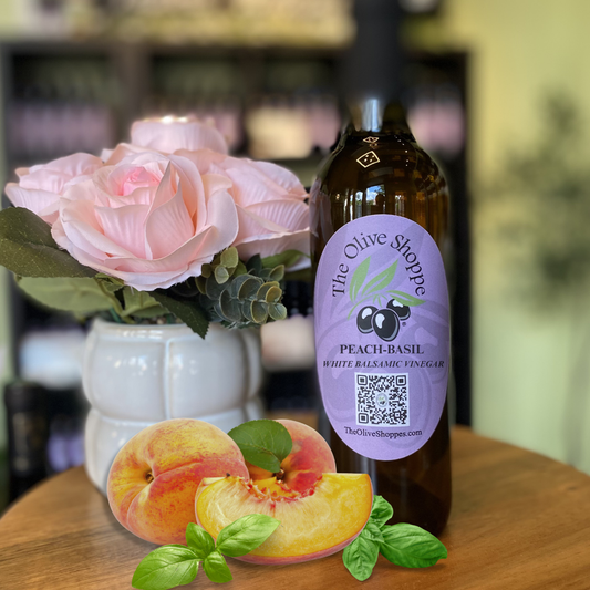 Peach-Basil White Balsamic Vinegar