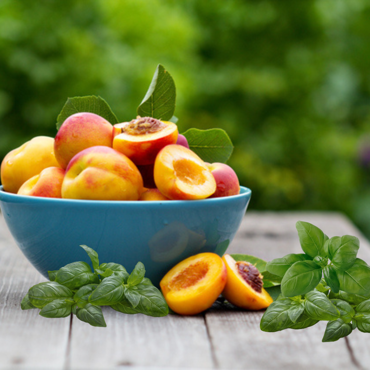 Peach-Basil White Balsamic Vinegar