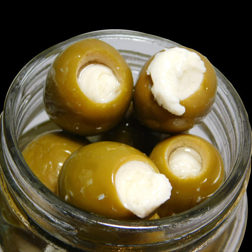 Bleu Cheese & Jalapeño Hand~Stuffed Olives