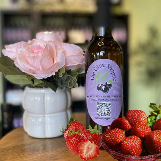 Scrumptious Strawberry Aged Dark Balsamic Vinegar