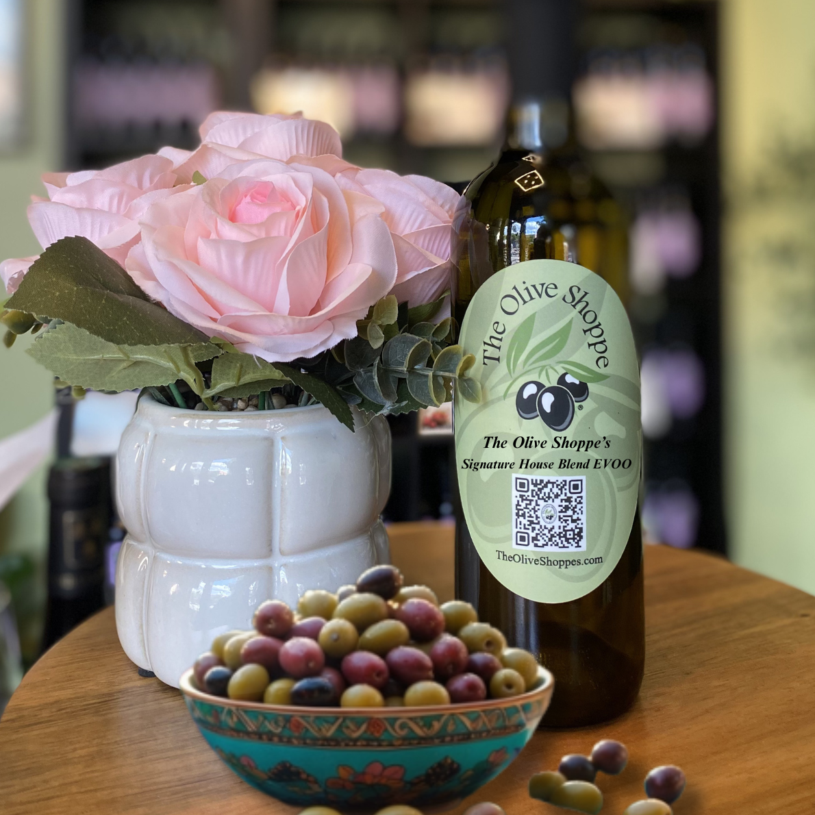 The Olive Shoppe's Signature House Blend Extra Virgin Olive Oil